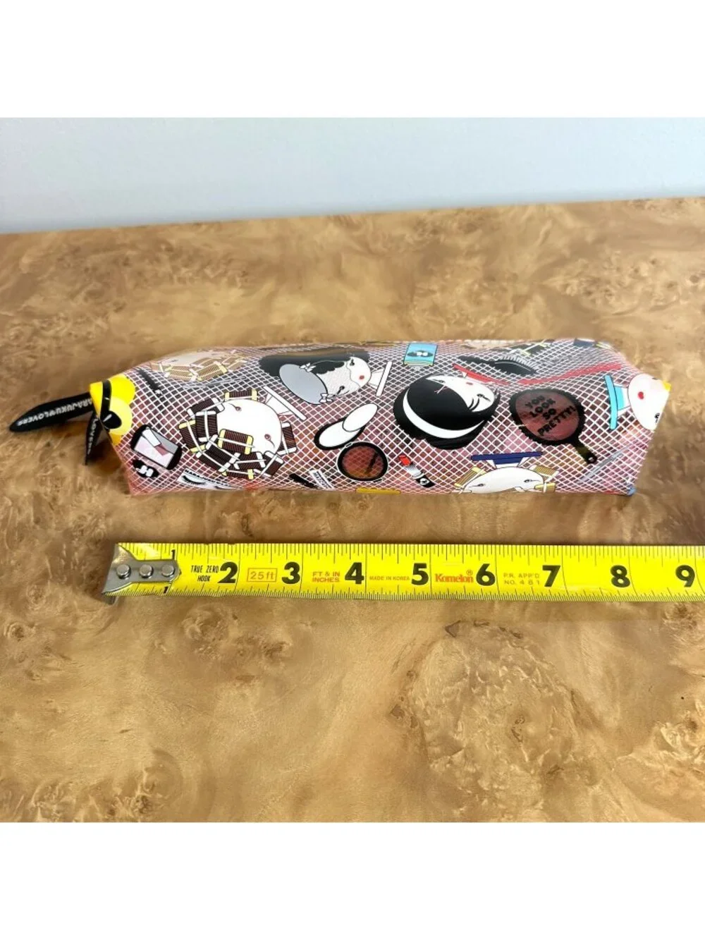 Harajuku Lovers Gwen Stefani Beauty Print PVC Cosmetic Makeup Bag Pencil Case